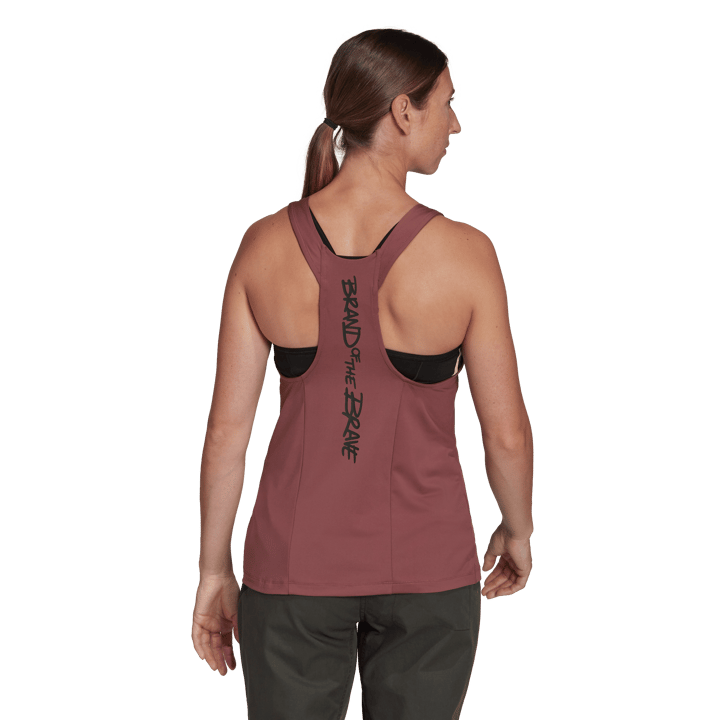 Women's Primegreen Felsblock Tank Top Quiet Crimson FiveTen