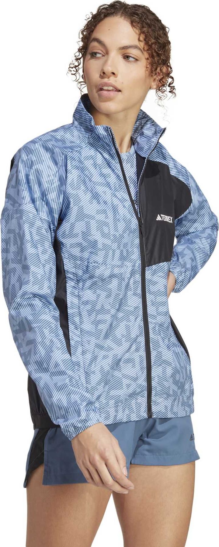 FiveTen Women's TERREX Trail Running Wind Jacket Bludaw/Wonste FiveTen