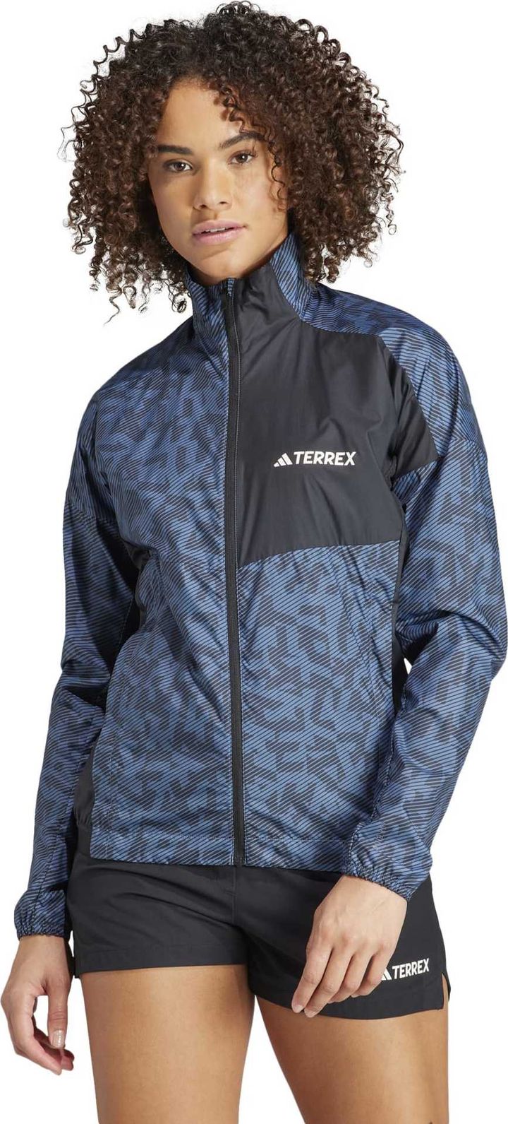 FiveTen Women's TERREX Trail Running Wind Jacket Wonste/Black FiveTen