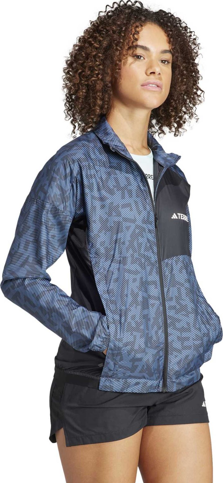 FiveTen Women's TERREX Trail Running Wind Jacket Wonste/Black FiveTen