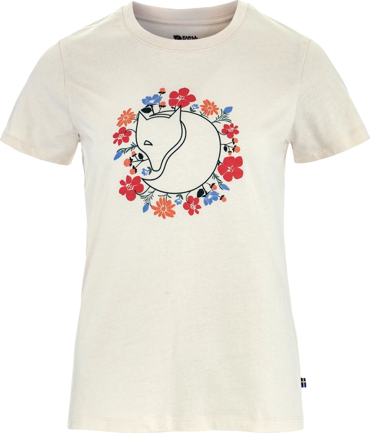 Fjällräven Fjällblomster Fox T-Shirt W Chalk White