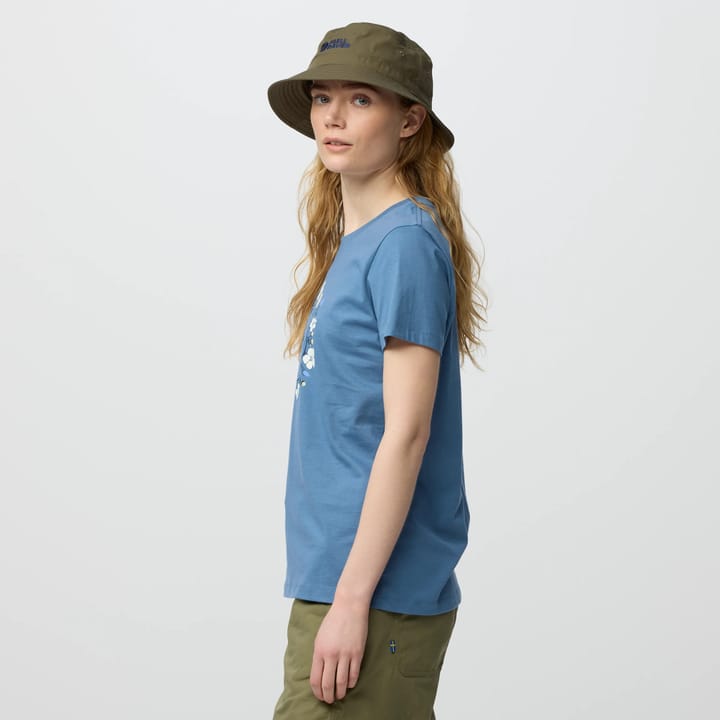 Fjällräven Fjällblomster Fox T-Shirt W Dawn Blue Fjällräven