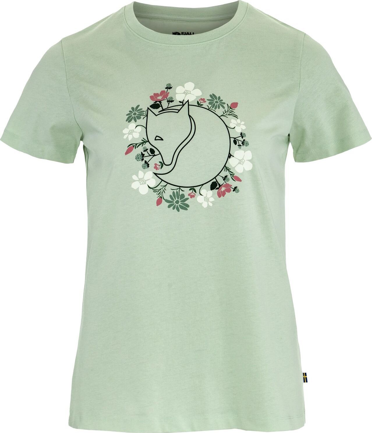 Fjällräven Fjällblomster Fox T-Shirt W Soft Jade
