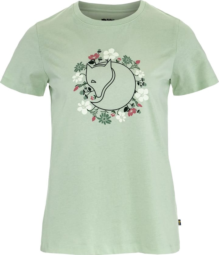 Fjällräven Fjällblomster Fox T-Shirt W Soft Jade Fjällräven