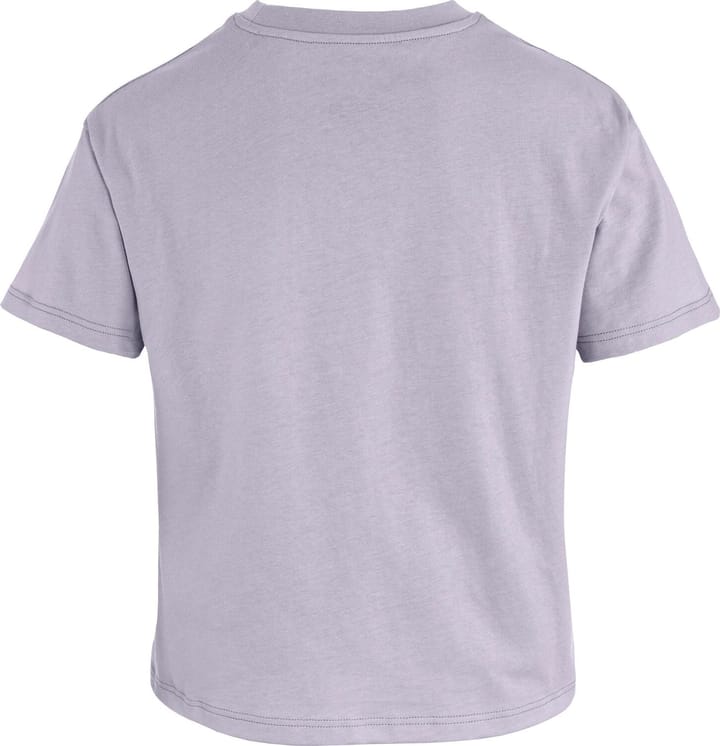 Fjällräven Women's Fjällblomster Logo T-Shirt Lavender Mist Fjällräven