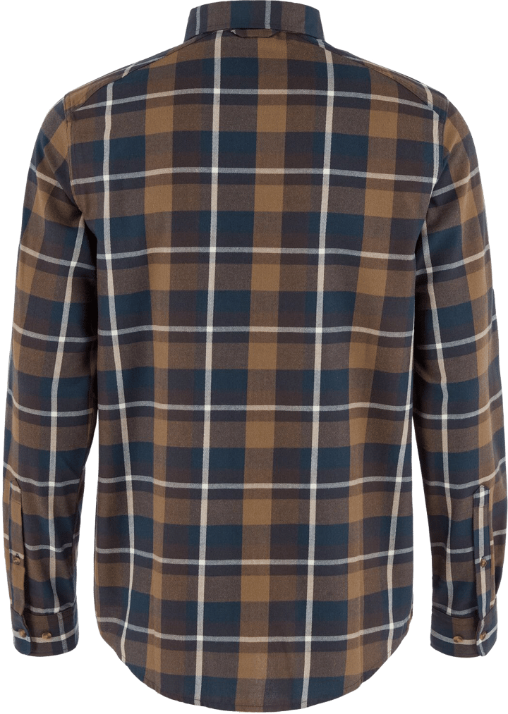Fjällräven Men's Fjällglim Regular Shirt Wood Brown/Black Oak Fjällräven