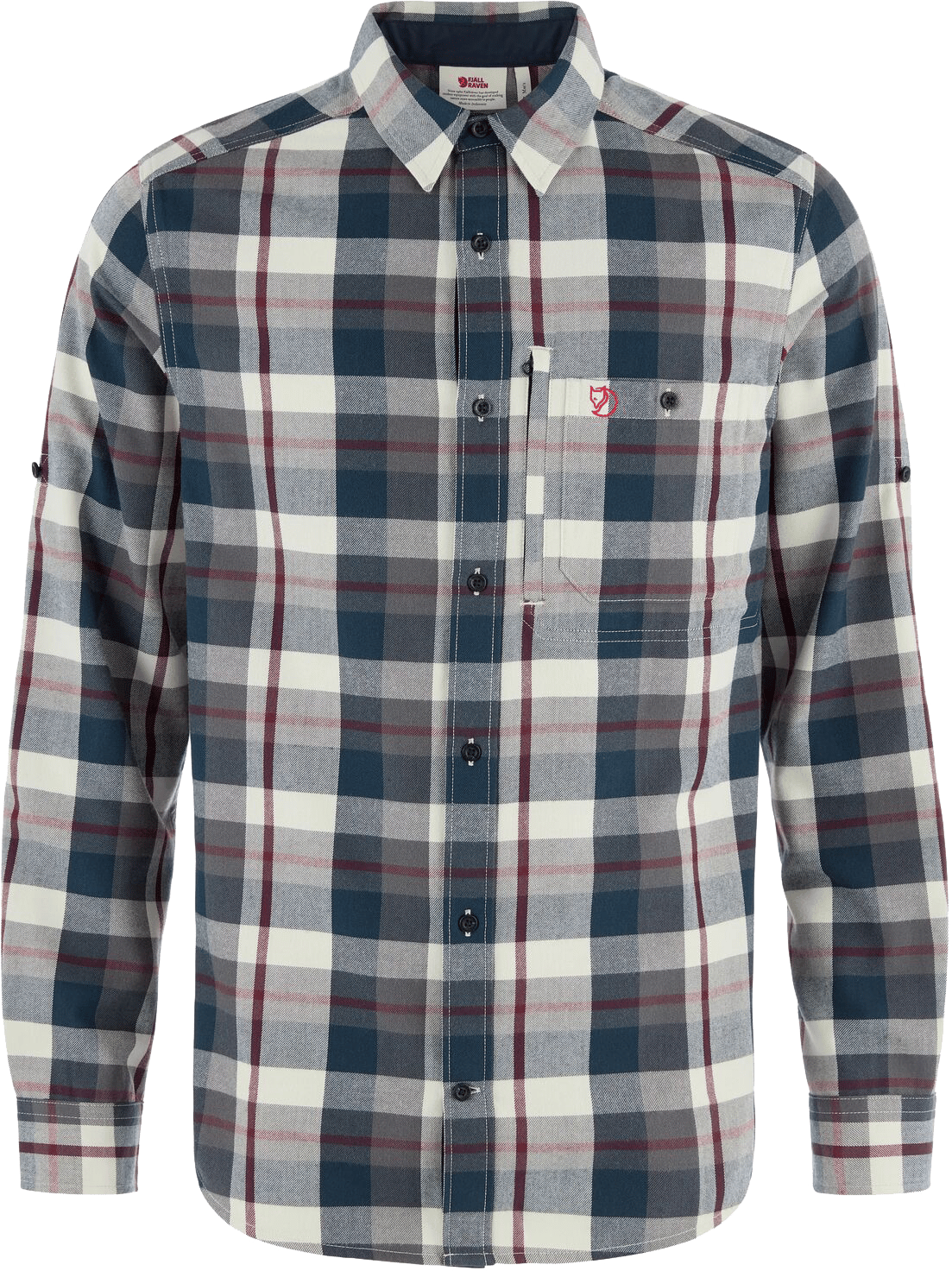 Fjällräven Men's Fjällglim Regular Shirt Dark Navy/Chalk White