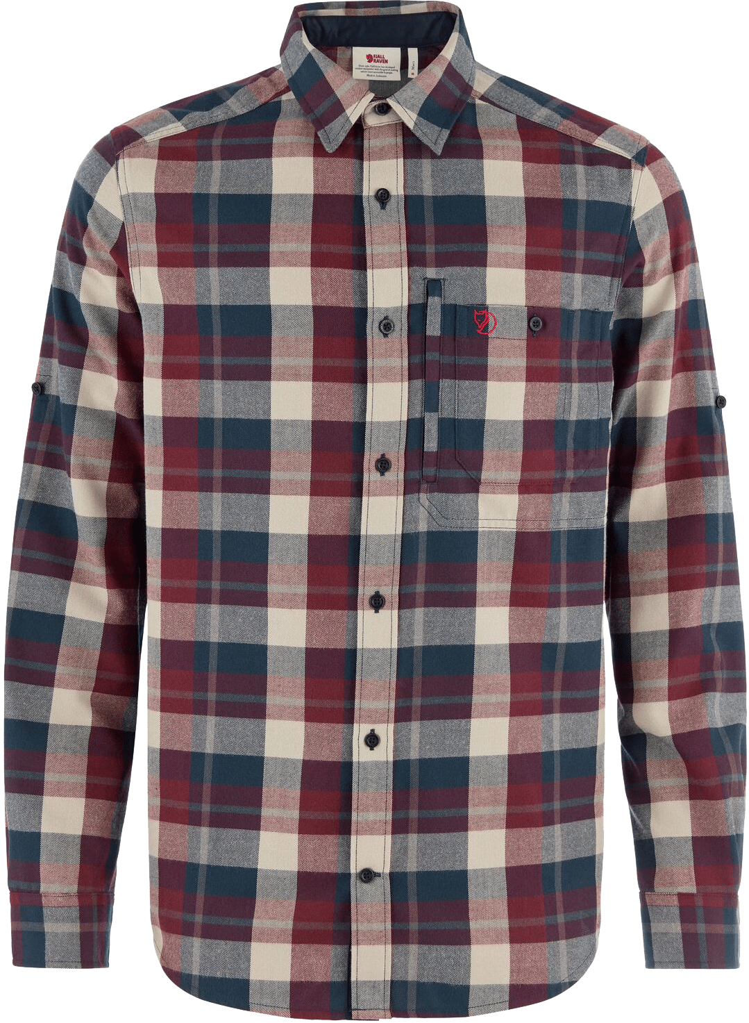 Fjällräven Men's Fjällglim Regular Shirt Dark Navy/Maroon