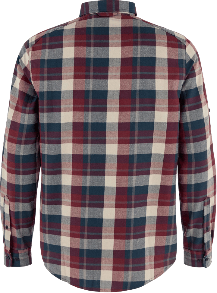 Fjällräven Men's Fjällglim Regular Shirt Dark Navy/Maroon Fjällräven
