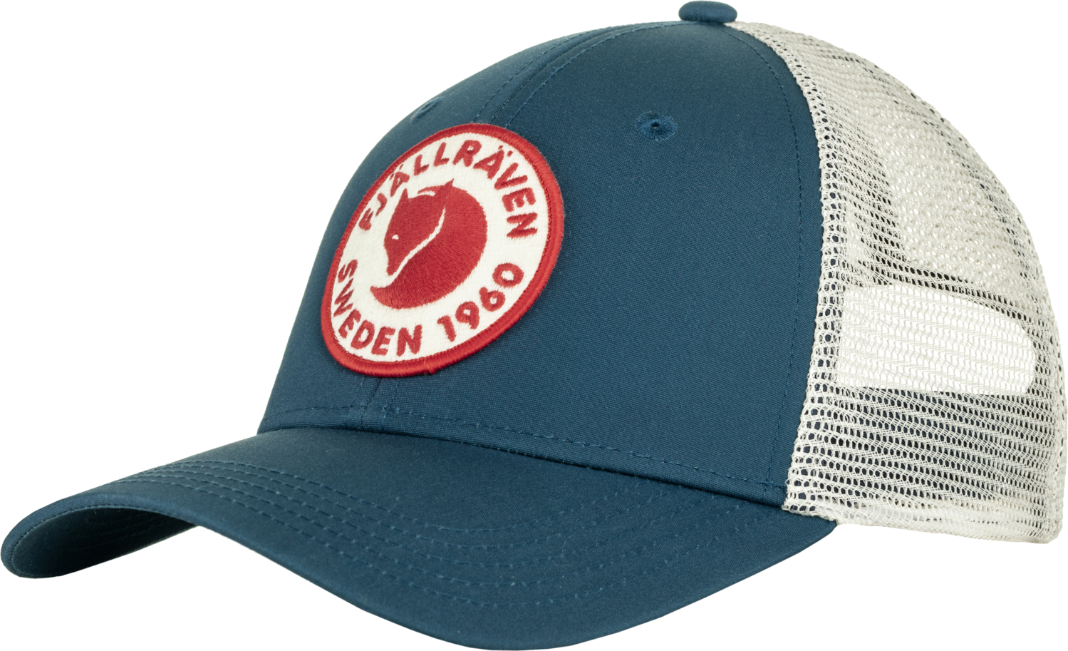 Fjällräven trucker Keps 1960 Logo Långtradarkeps Indigo Blue Trucker herr – bild 3
