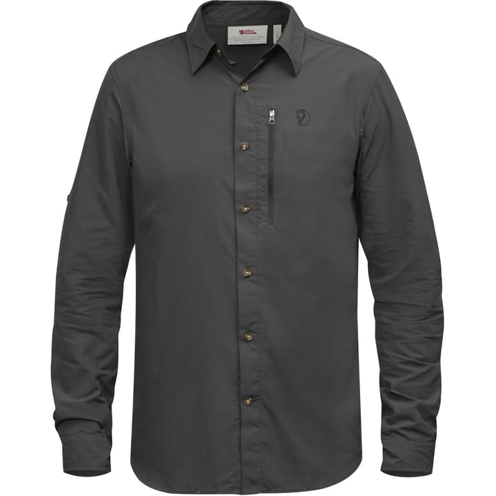 Fjällräven Men's Abisko Hike Shirt Long Sleeve Dark Grey Fjällräven