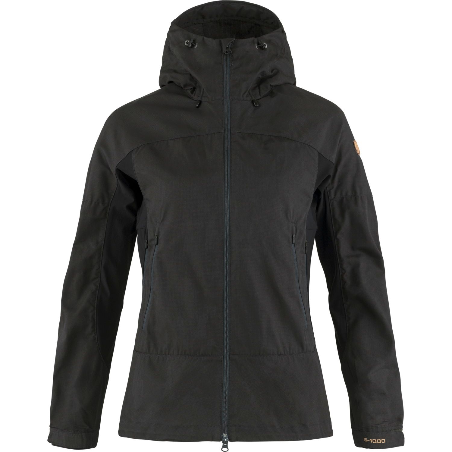Women's Abisko Lite Trekking Jacket Dark Grey-Black