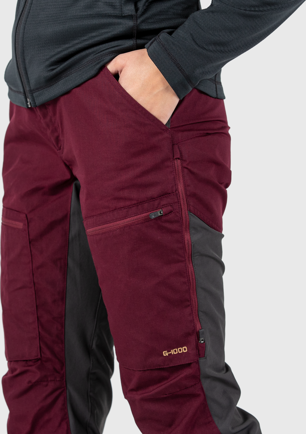 Women’s Abisko Lite Trekking Trousers Cabin Red-Rowan Red