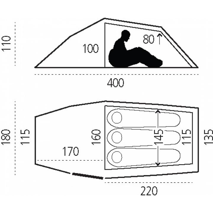 Fjällräven Abisko Shape 3 Pine Green Fjällräven
