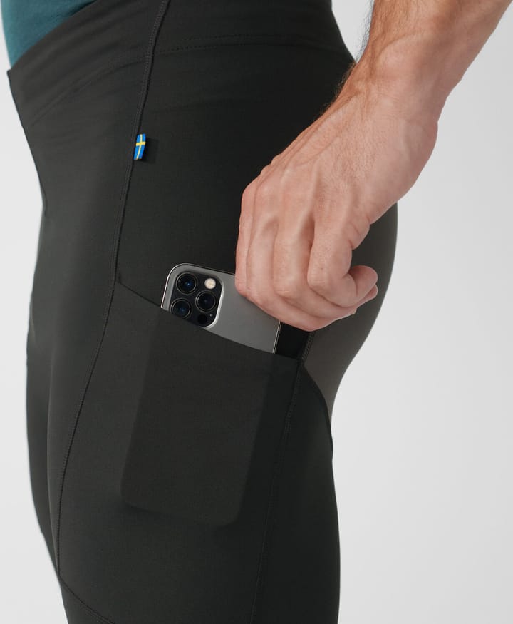 Fjällräven Men's Abisko Trekking Tights Pro Black-Iron Grey Fjällräven