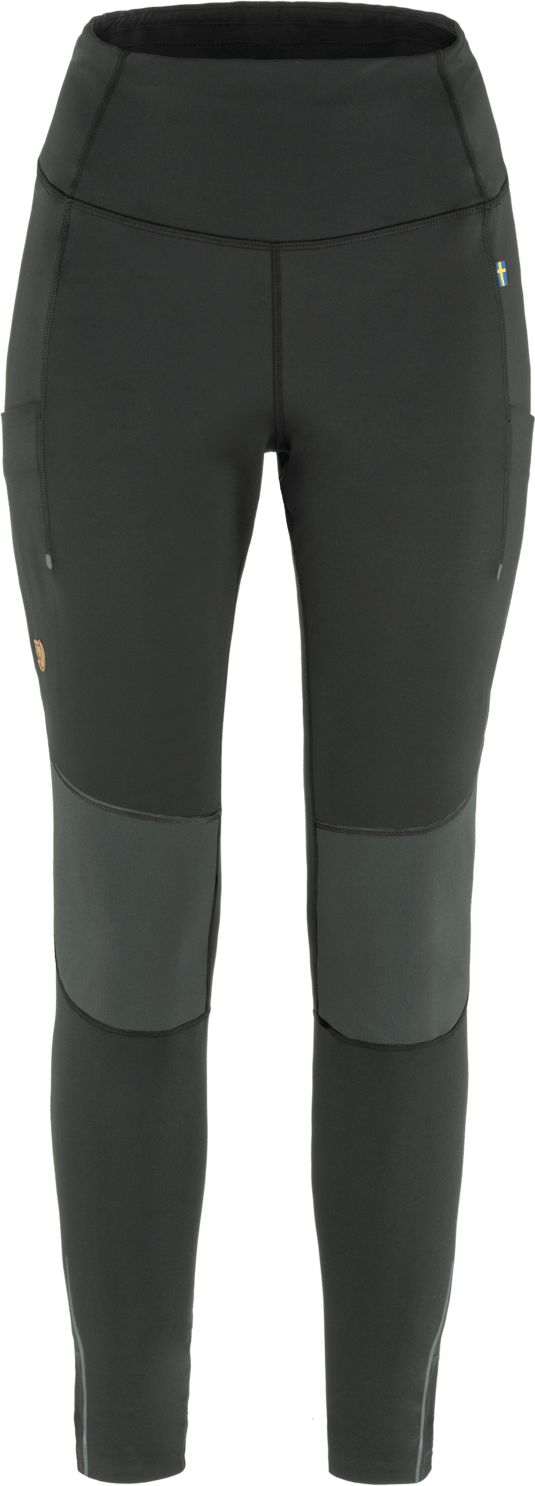 Fjallraven Women's Abisko Trekking Tights, Black, Size XXS