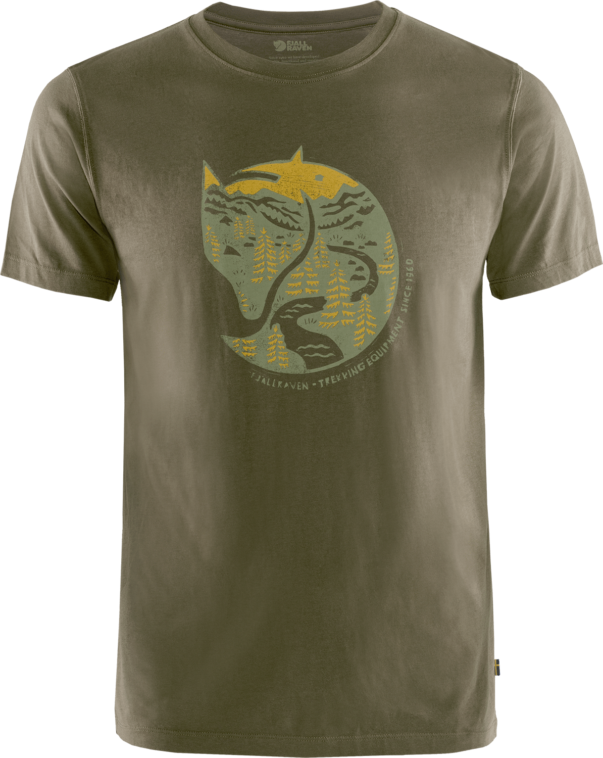 Men's Arctic Fox T-shirt Dark Olive