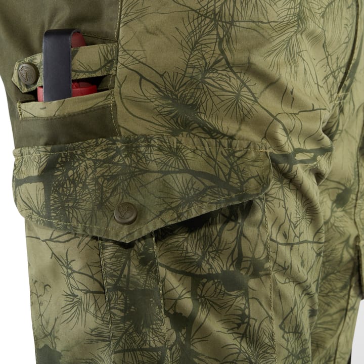 Men's Barents Pro Hunting Trousers Green Camo-Deep Forest Fjällräven