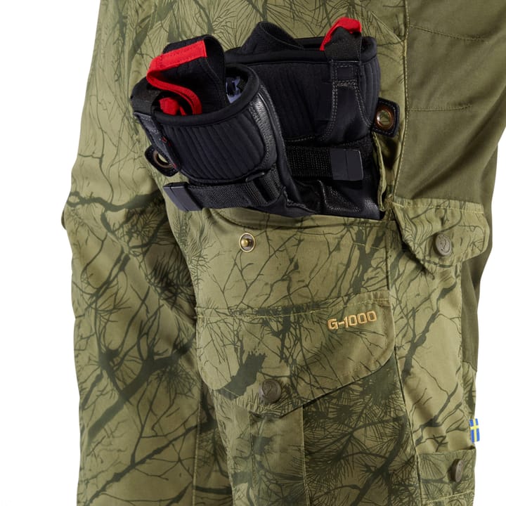 Men's Barents Pro Hunting Trousers Green Camo-Deep Forest Fjällräven