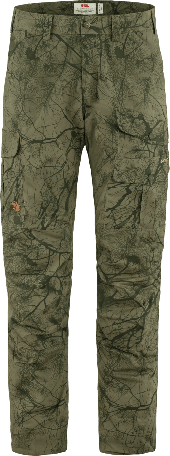 Men's Barents Pro Hydratic Trousers Green Camo-Deep Forest Fjällräven