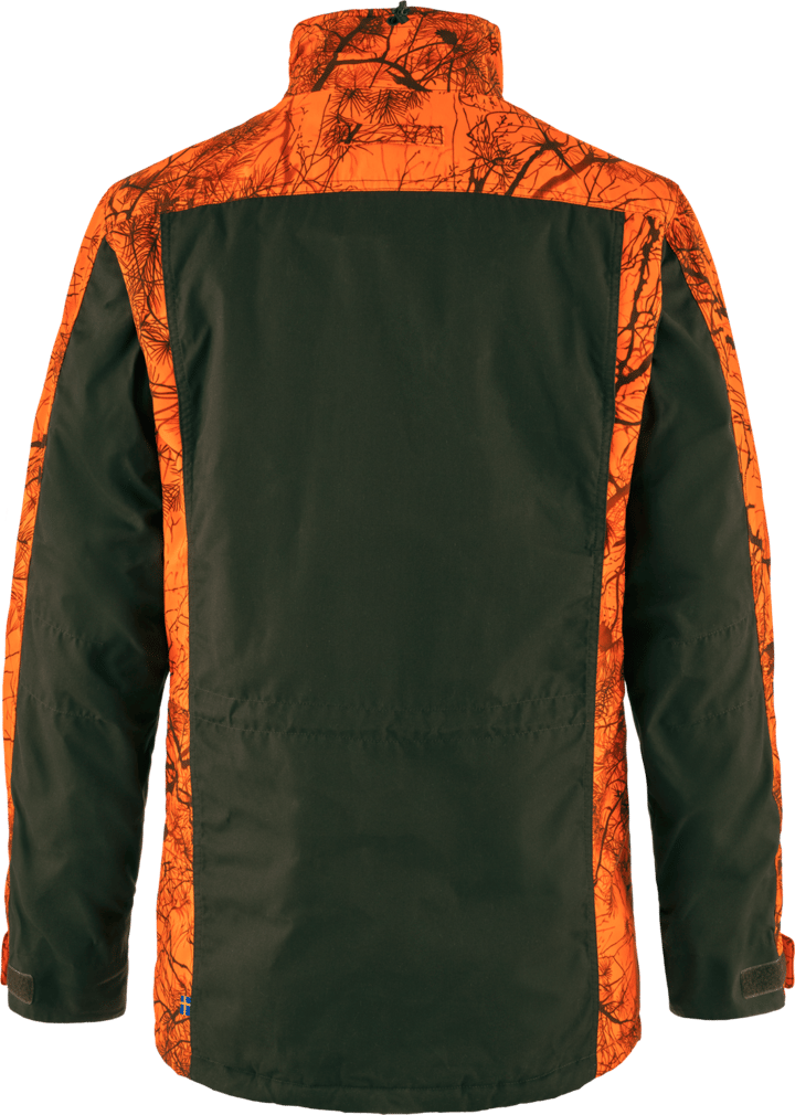 Men's Brenner Pro Padded Jacket Orange Multi Camo-Deep Forest Fj�ällräven