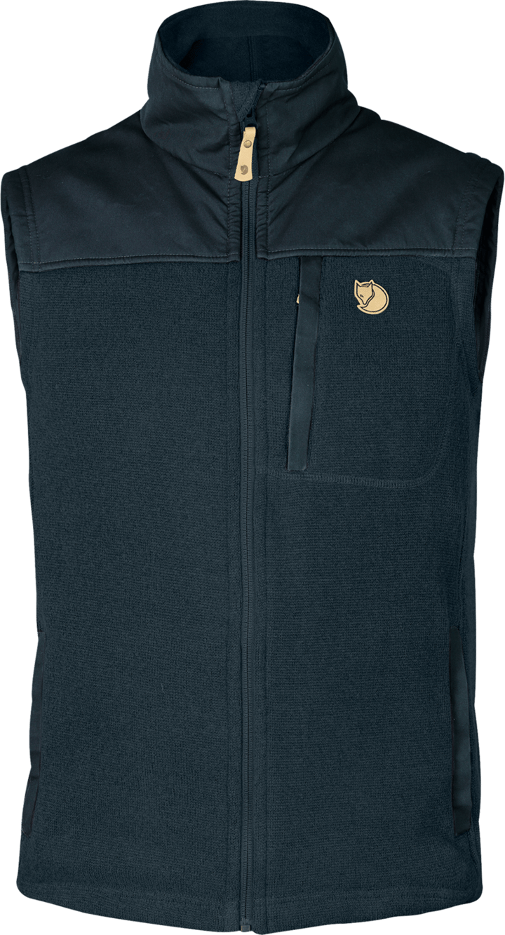 Men's Buck Fleece Vest Dark Navy Fjällräven