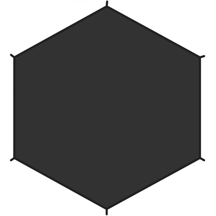 Fjällräven Dome 2 footprint Black Fjällräven