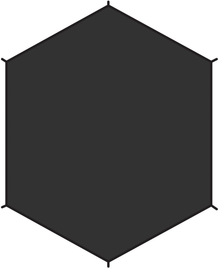 Fjällräven Dome 3 Footprint Black Fjällräven Fjällräven Dome 3 Footprint Black Fjällräven