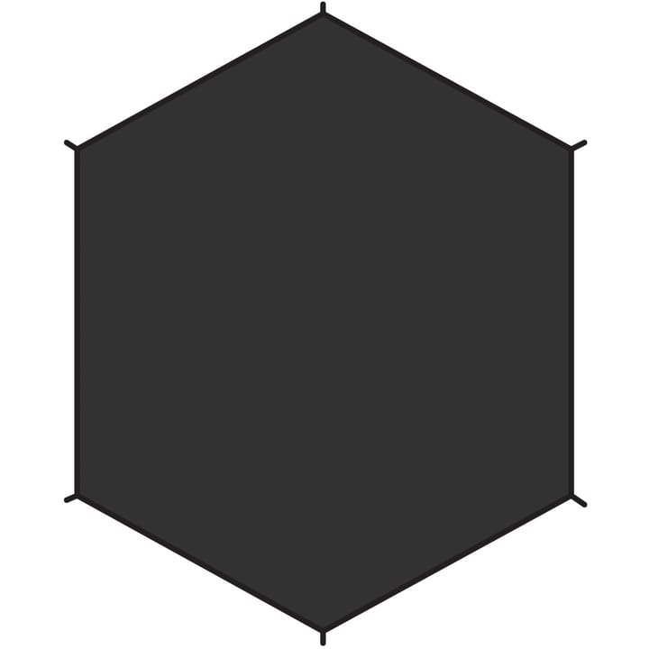 Fjällräven Dome 3 footprint Black Fjällräven