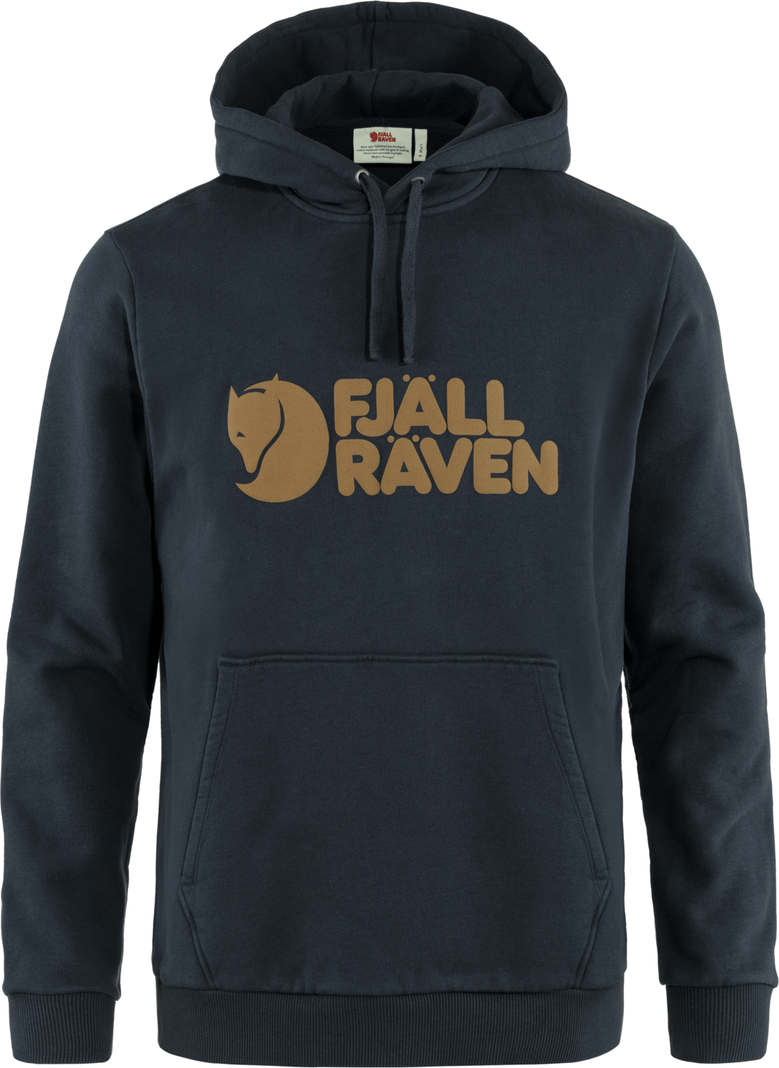 Men's Fjällräven Logo Hoodie Dark Navy