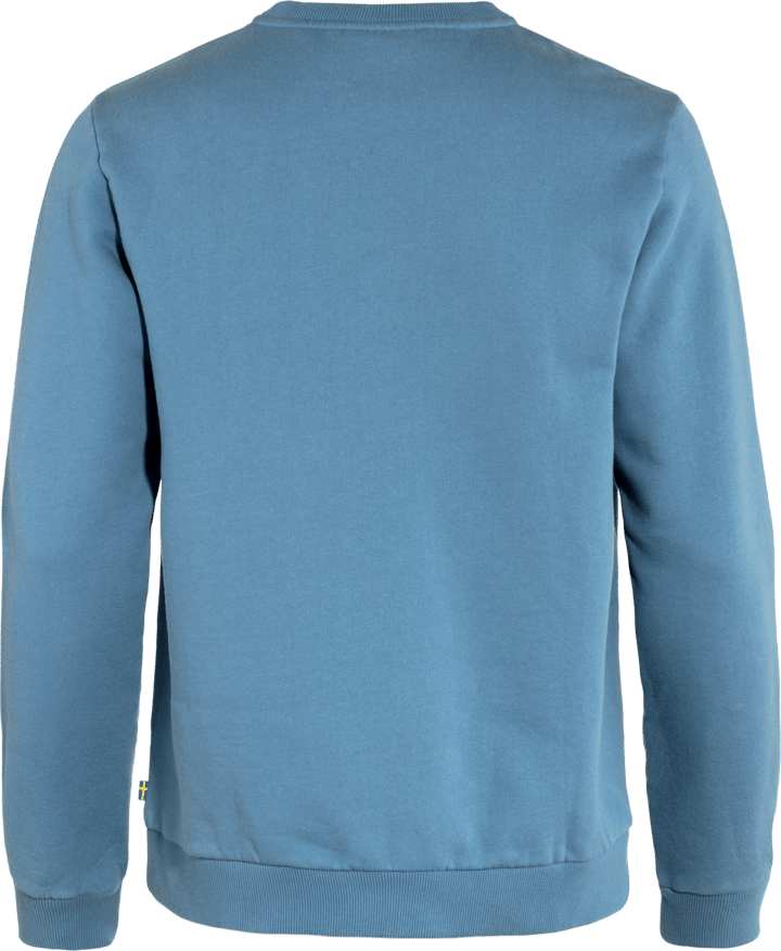 Men's Fjällräven Logo Sweater Dawn Blue Fjällräven