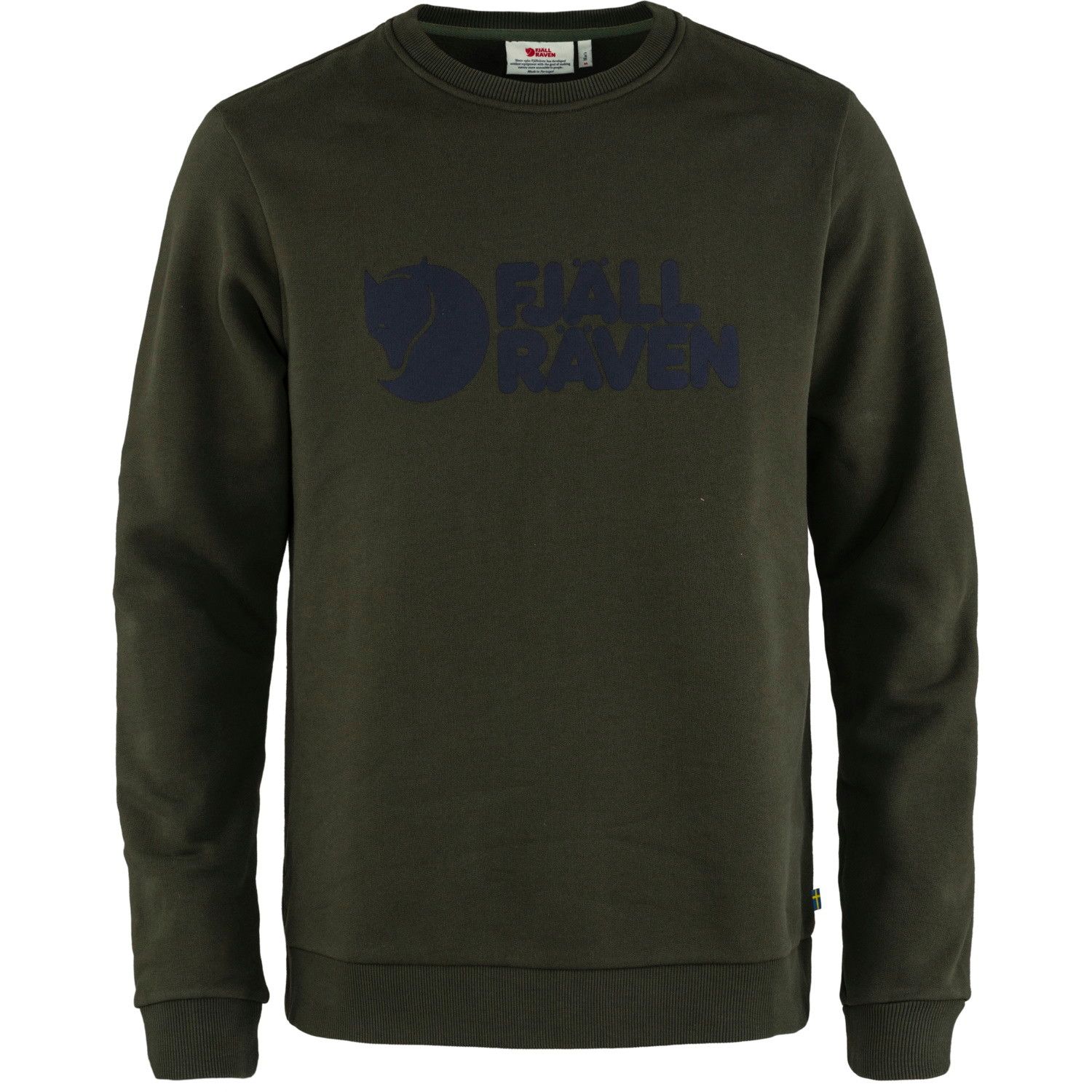 Fjällräven Logo Sweater Men's Deep Forest