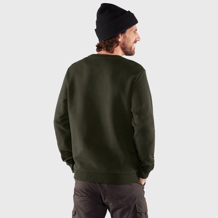 Fjällräven Men's Fjällräven Logo Sweater Grey-Melange Fjällräven