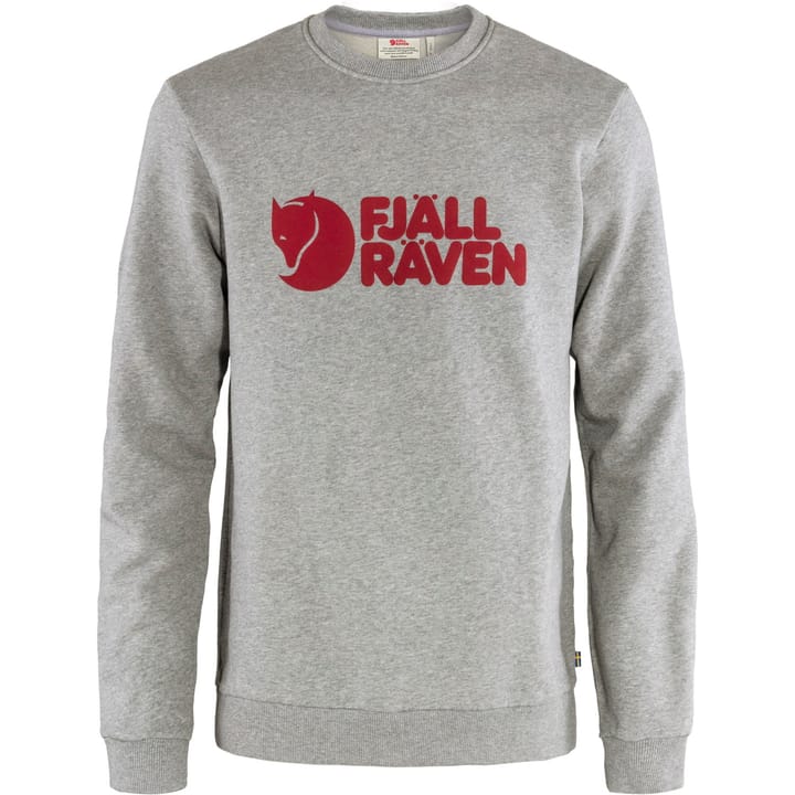 Fjällräven Men's Fj�ällräven Logo Sweater Grey-Melange Fjällräven