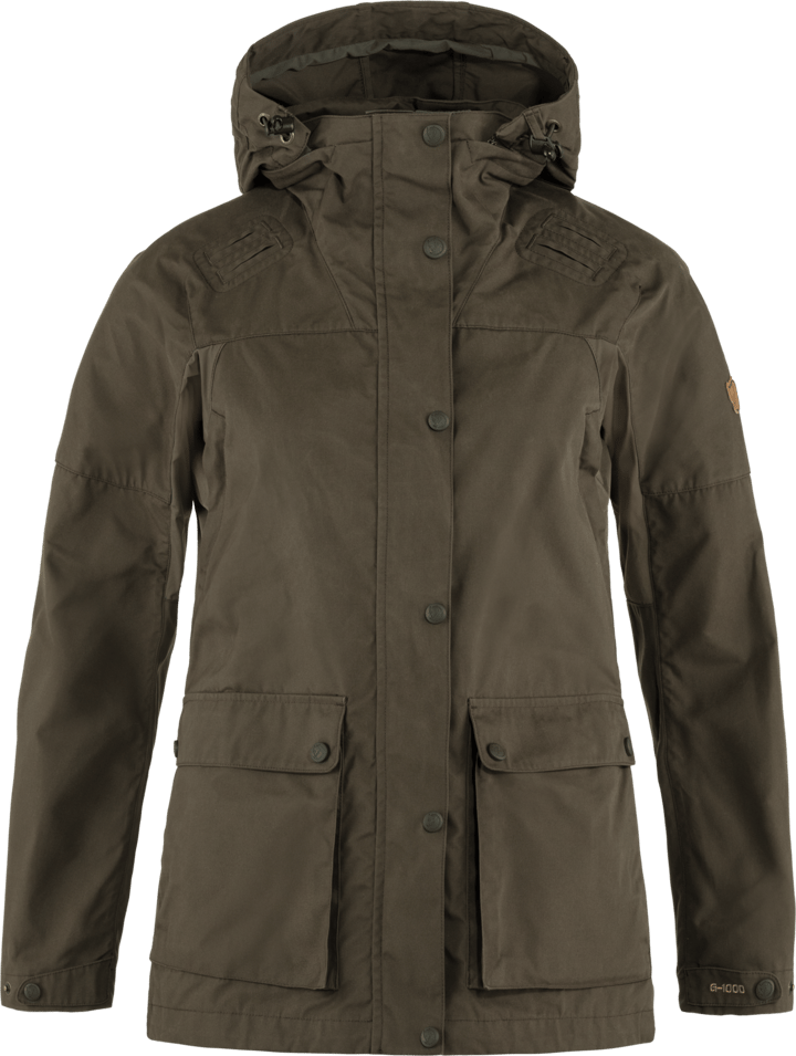 Fjällräven Women's Forest Hybrid Jacket Dark Olive Fjällräven