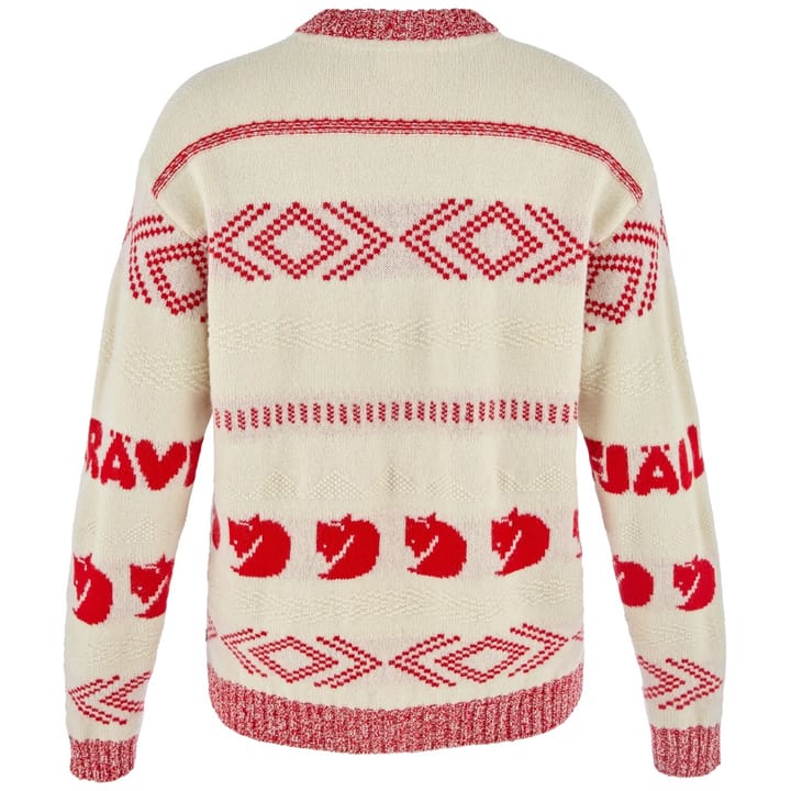 Fjällräven Fjällräven Jacquard Knit W Chalk White-true Red Fjällräven