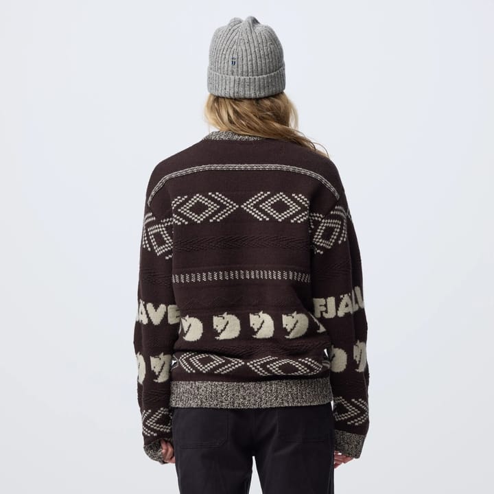 Fjällräven Fjällräven Jacquard Knit W Chalk White-true Red Fjällräven