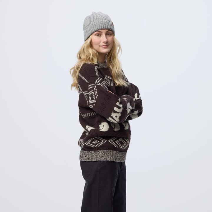 Fjällräven Fjällräven Jacquard Knit W Chalk White-true Red Fjällräven