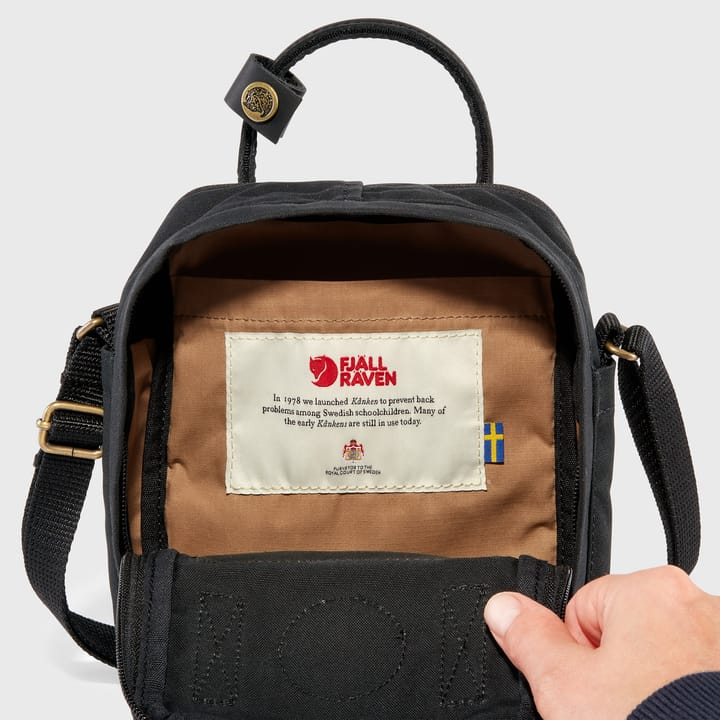 Fjällräven Kånken No. 2 Black Sling Black Fjällräven