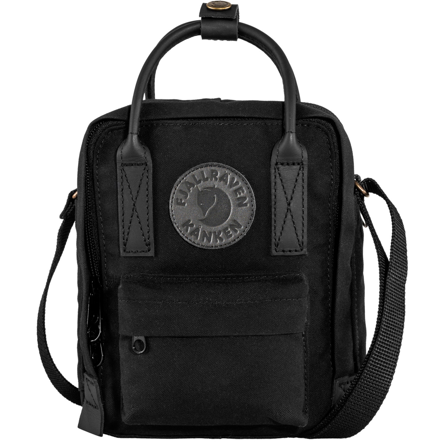 Fjällräven Kånken No. 2 Black Sling Black Axelremsväskor OneSize