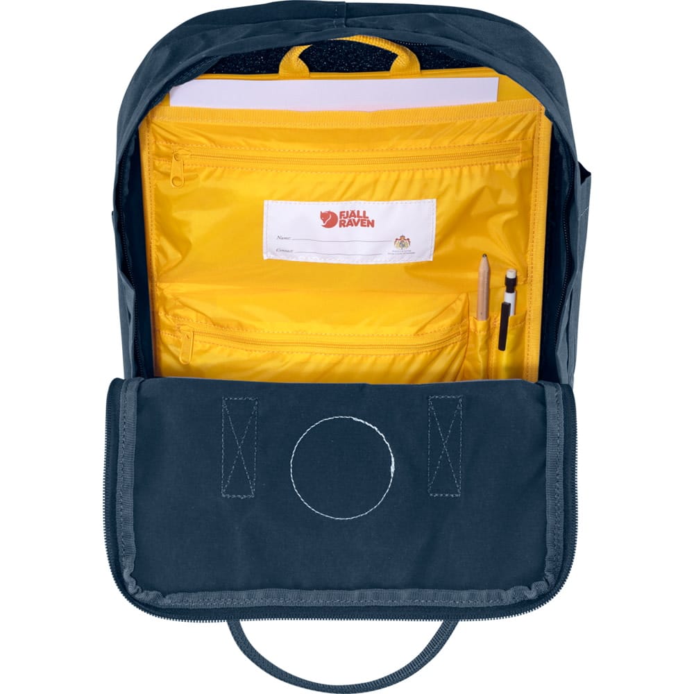 fjllrven kanken navy warm yellow Fjallraven But it doesnt stop at the backpack Kanken - Knken Classic Navy