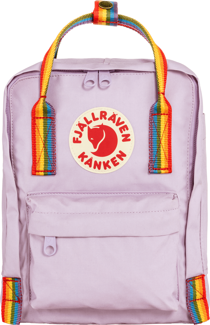 Kånken Rainbow Mini Pastel Lavender-Rainbow Fjällräven