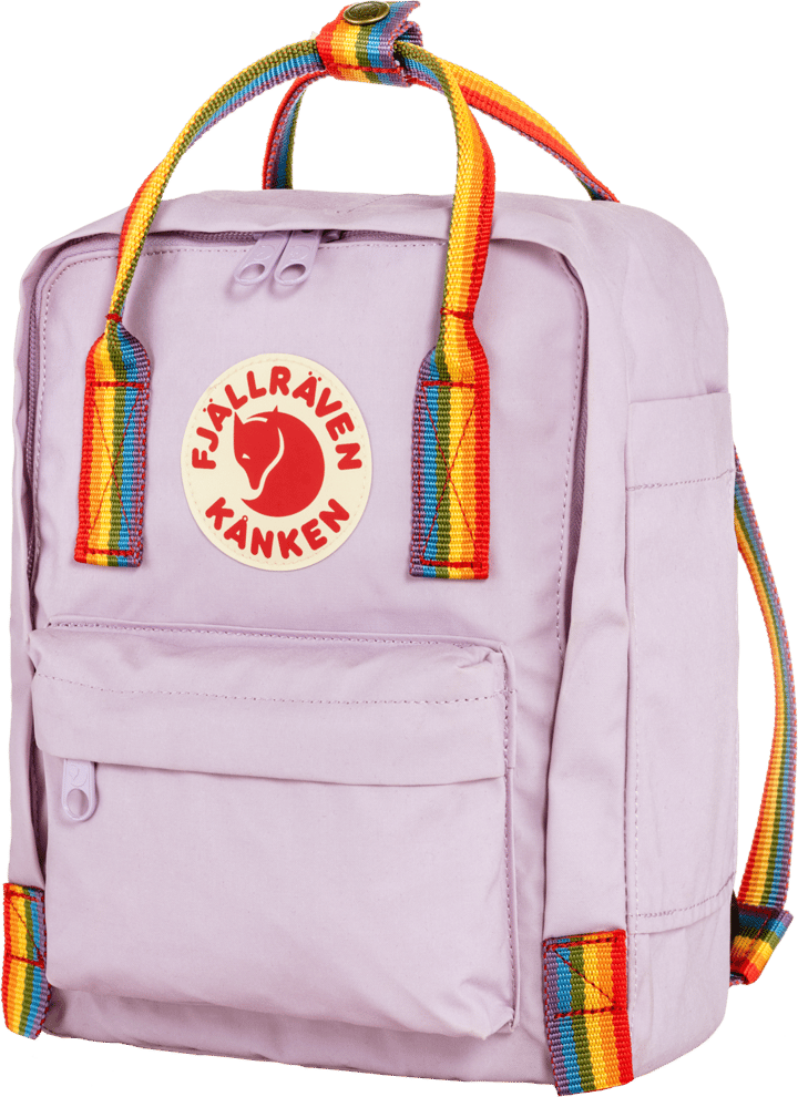 Kånken Rainbow Mini Pastel Lavender-Rainbow Fjällräven