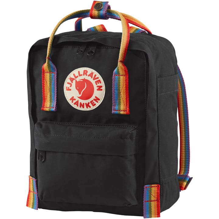 Kånken Rainbow Mini Black-Rainbow Pattern Fjällräven