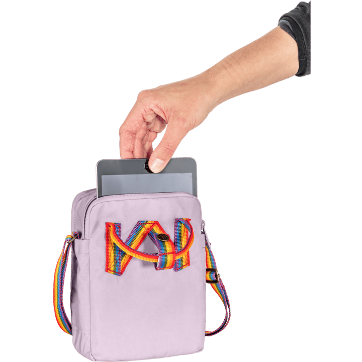 Fjällräven Kånken Rainbow Sling Chalk Rose-rainbow Fjällräven