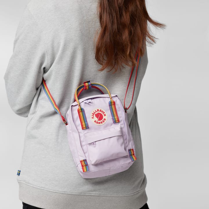 Fjällräven Kånken Rainbow Sling Black/Rainbow Pattern Fjällräven