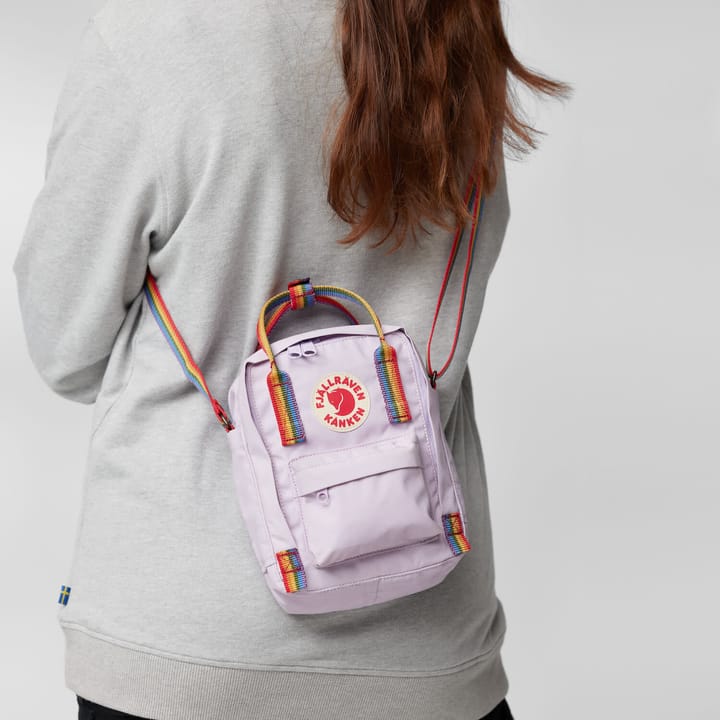 Fjällräven Kånken Rainbow Sling Black/Rainbow Pattern Fjällräven