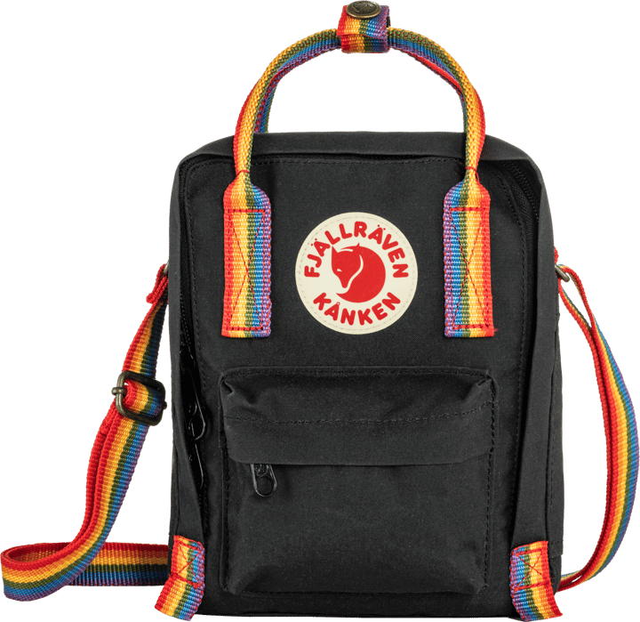 Kånken Rainbow Sling Black-Rainbow Pattern Fjällräven