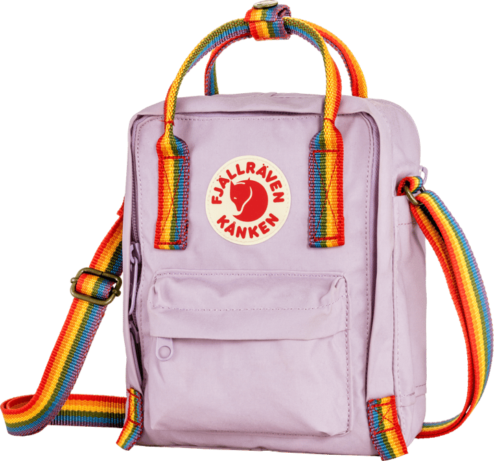 Fjällräven Kånken Rainbow Sling Pastel Lavender/Rainbow Fjällräven