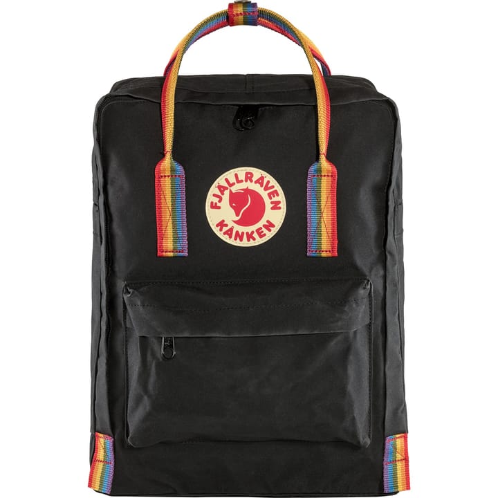 Kånken Rainbow Black-Rainbow Pattern Fjällräven